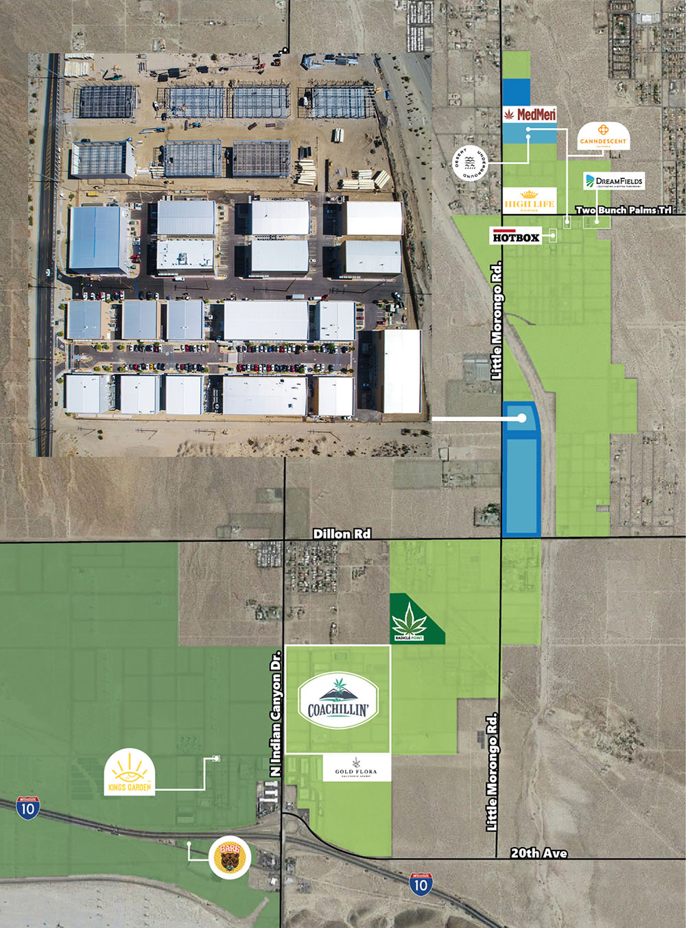 Morongo Industrial Park Phase 3 Site Map